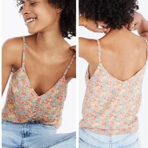 《 Madewell 》Prarie Blossom Button Cami